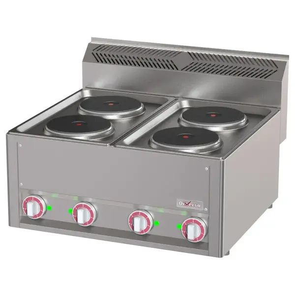 Elektrisch kookfornuis 4 platen, -Top- - Main Image