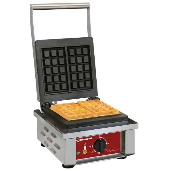 Elektrisch wafelijzer 2 platen, Type "Brussel"3x5" - Main Image