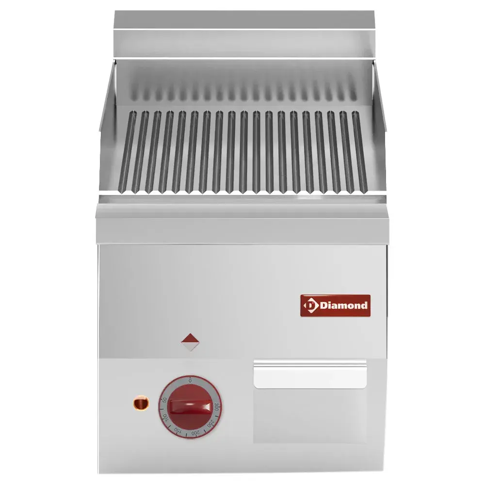 Elektrische braadplaat met geribde plaat -Top- - Main Image