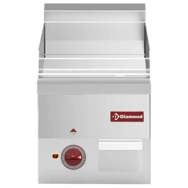 Elektrische braadplaat met vlakke plaat "chroom" -Top- - Main Image