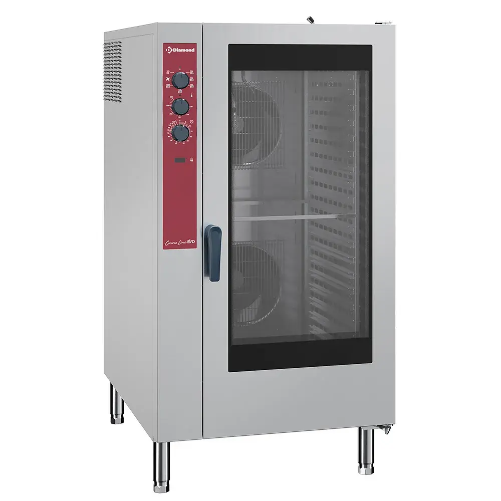 Elektrische convectie oven, 20x GN 2/1 - 40x GN 1/1, automatische luchtbevochtiger - Main Image