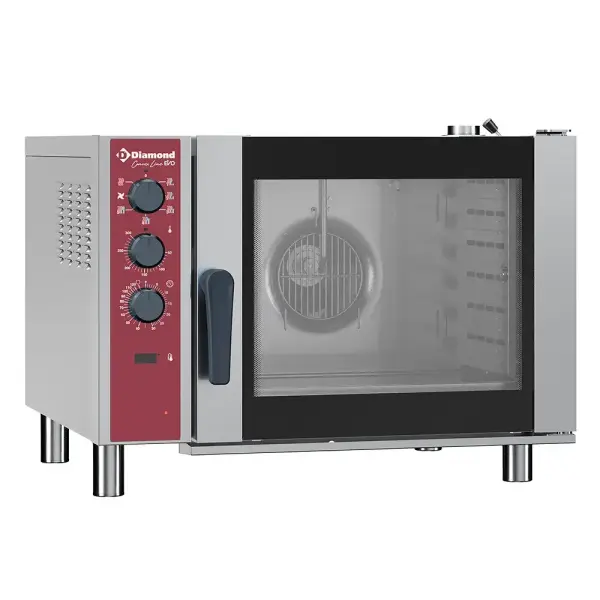 Elektrische convectie oven 6x GN 1/1, automatische luchtbevochtiger - Main Image