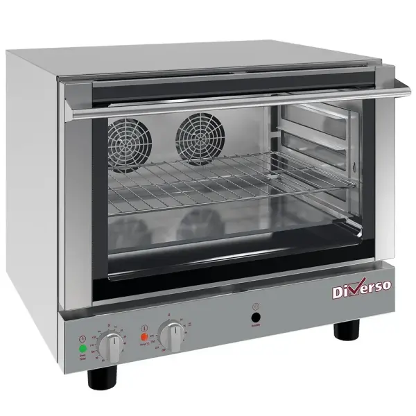 Elektrische convectieoven, 4x 600x400 mm + manuele bevochtiger - Main Image