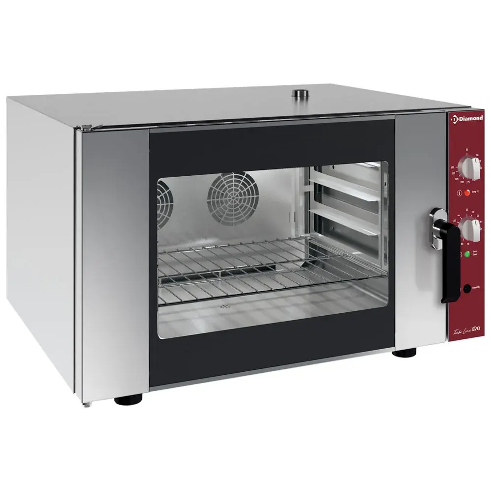 Elektrische convectieoven, 4x GN 1/1 + manuele bevochtiger (230/1N) - Main Image