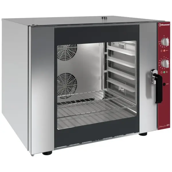 Elektrische convectieoven 6x 600x400 mm + manuele bevochtiger - Main Image