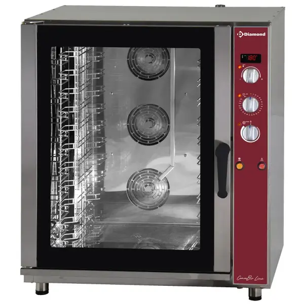Elektrische conventie oven 11x EN (GN) met automatische bevochtiger - Main Image