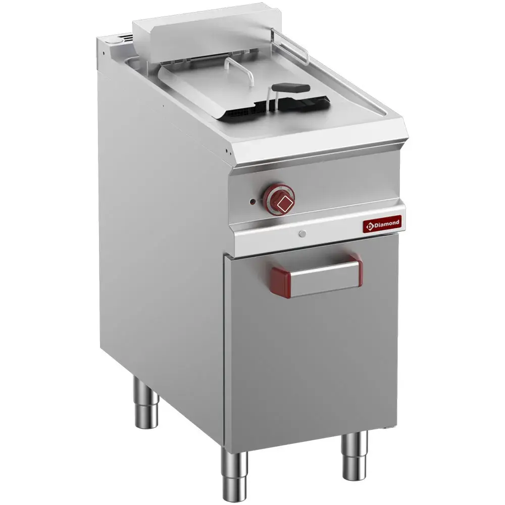 Elektrische friteuse 1 kuip 13 liter op kast - Main Image