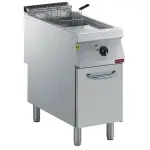 Elektrische friteuse 1 kuip "Y" 15 liter, buitenkant branders, op meubel - Main Image
