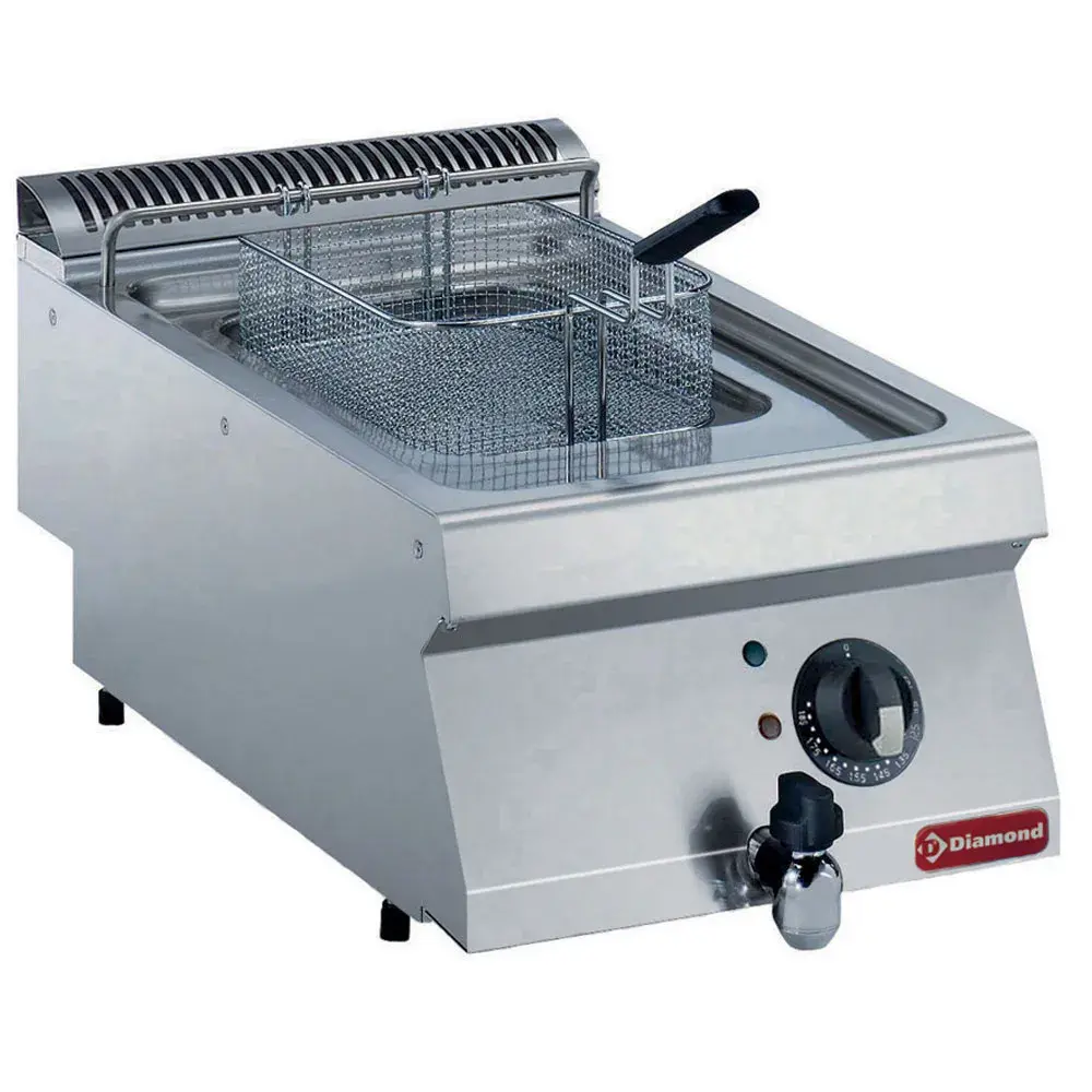 Elektrische friteuse, kuip in "Y" , 7 liter, buitenkant elementen -TOP- - Main Image