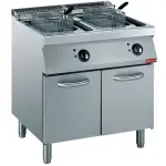 Elektrische friteuse kuip "Y" 2x 15 liter, buitenkant elementen op kast - Main Image