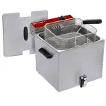 Elektrische friteuse tafelmodel 12 liter + aftapkraan - Main Image