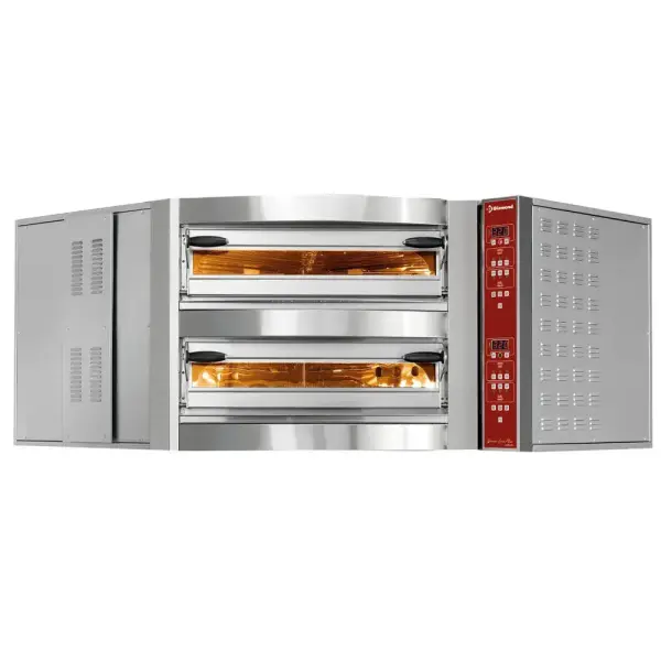 Elektrische hoekoven, 2karmers, 2x 8 pizza's Ø 350 mm - Main Image