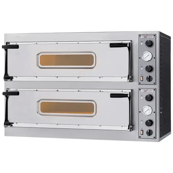 Elektrische oven 2x 2 pizza's diam. 350mm, 2 kamers - Main Image