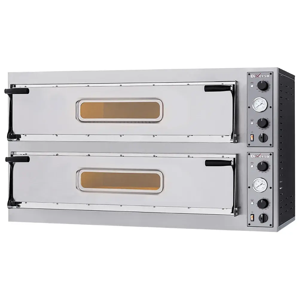 Elektrische oven 2x 3 pizza's diam. 350mm, 2 kamers - Main Image