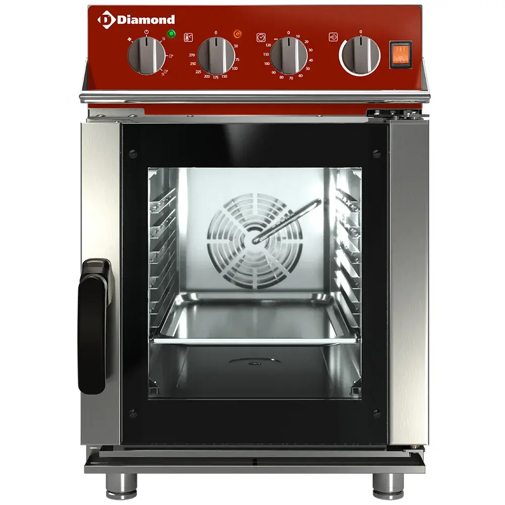 Elektrische oven stoom/convectieoven, 6x GN1/1 mechanisch - Main Image