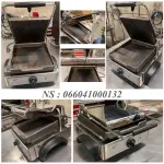 Elektrische panini grill, geribde platen - Image 2