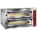 Elektrische pizzaoven "extra large", 2x 6 pizza's 350mm - FULL vuurvaste steen - Main Image