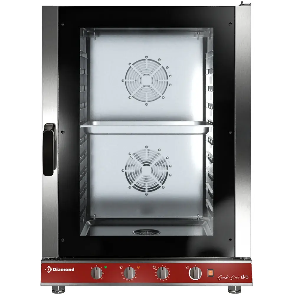Elektrische stoom/convectieoven, 10x GN 1/1 mechanisch - Main Image