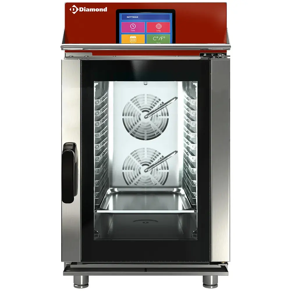 Elektrische stoom/convectieoven, 10x GN1/1 Touch Screen + Auto-Cleaning - Main Image
