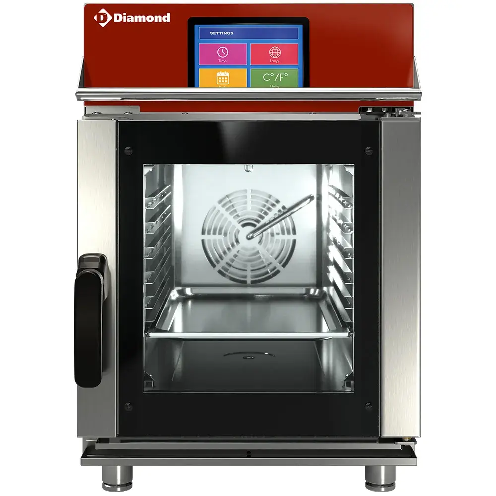 Elektrische stoom/convectieoven, 6x GN1/1 Touch Screen + Auto-Cleaning - Main Image