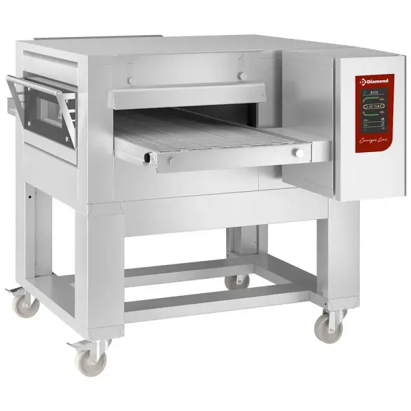 Elektrische tunnel-oven geventileerd, breedte 500 mm - TOUCH SCREEN - Main Image