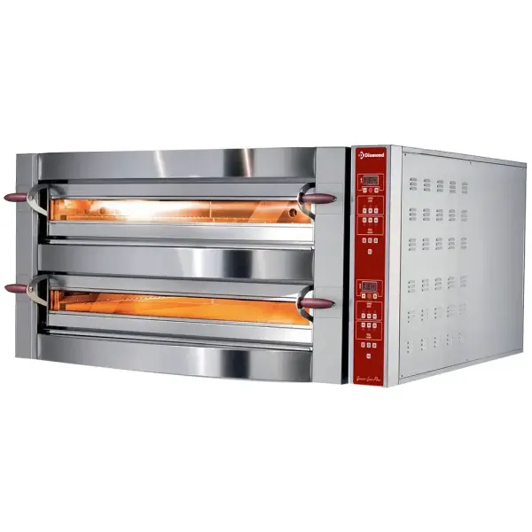 Elektrischeoven, 2 kamers, 2x 6 pizza's Ø 350 mm - Main Image