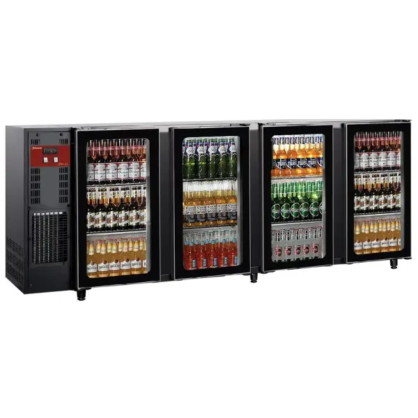 Flessenkoeler 4 glazen deuren, 783 liter - Main Image