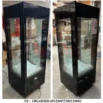 FULL glazen vitrine" 440 Lt., 5 glazen niveaus, geventileerd - ICE CREAM & PASTRY - ZWART - Image 3