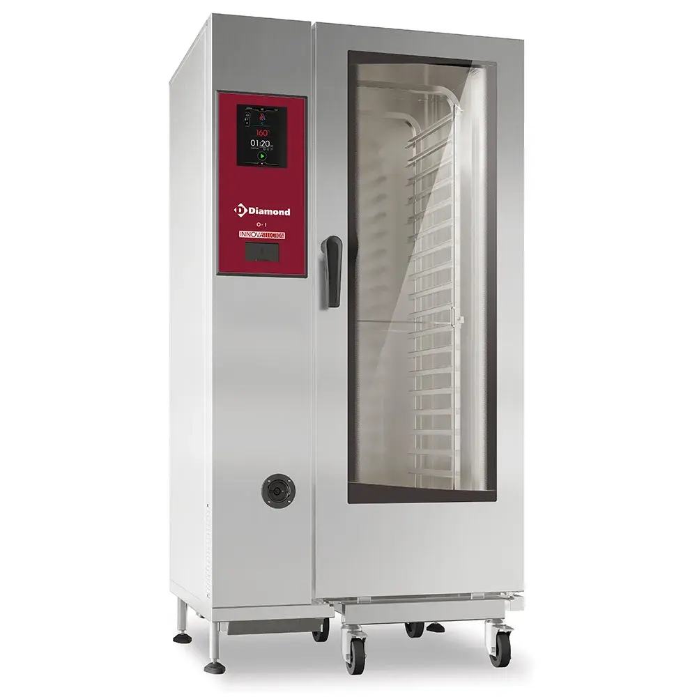 Gas oven "TOUCH" directe stoom en convectie 20xGN1/1+ Cleaning - Main Image