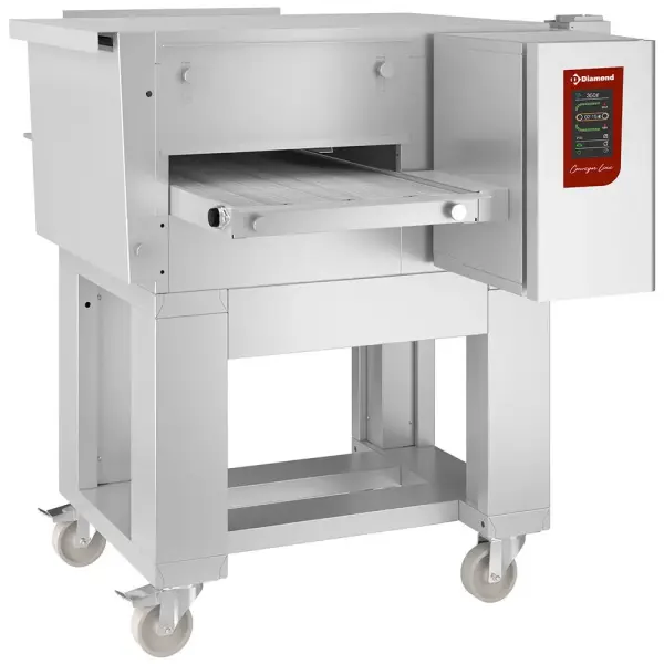 Gas tunnel-oven geventileerd, breedte 400 mm - TOUCH SCREEN - Main Image