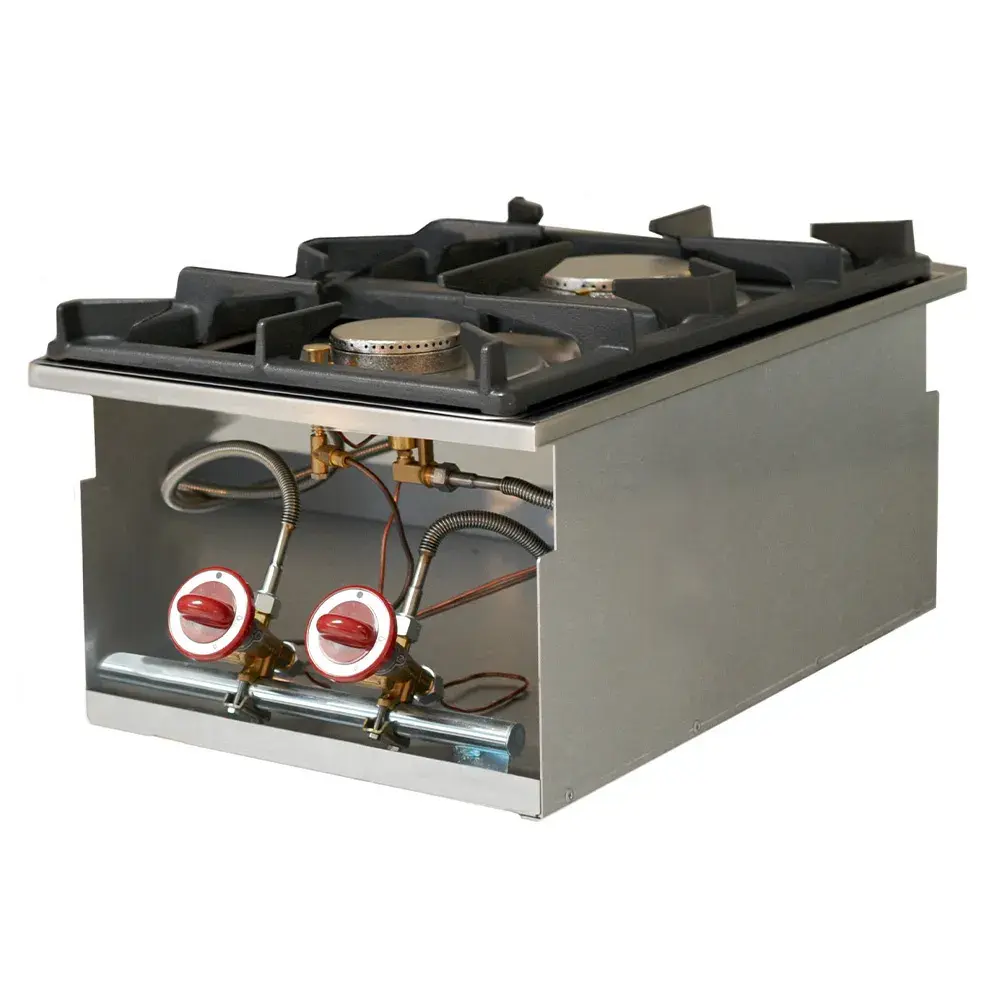 Gasfornuis 2 branders, inbouw - Main Image