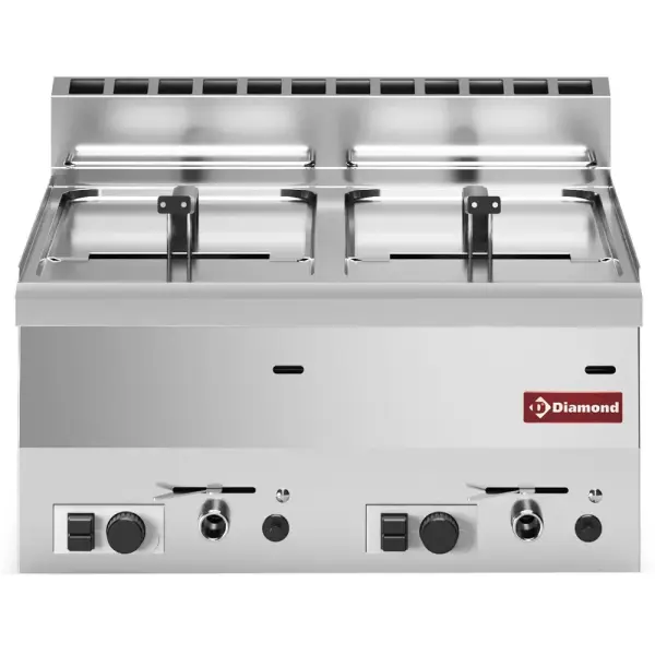 Gasfriteuse, 2 kuipen 8 liter -Top- - Main Image