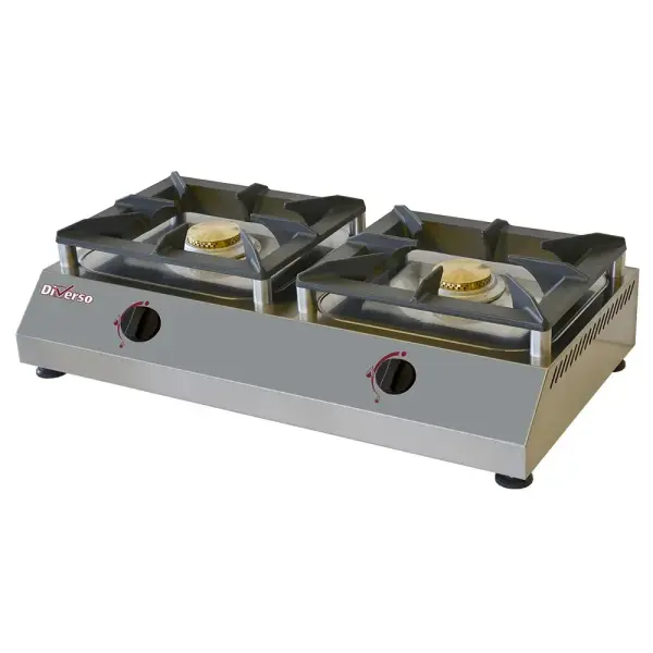 Gastafelfornuis met 2 branders 5 kW - Main Image