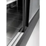 Gekoeld wandmeubel, geventileerd met glazen schuifdeuren - ZWART - Image 2