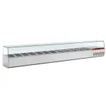 Gekoelde structuur GN 12x1/4, 1x1/9,, met rechte ruit - Main Image