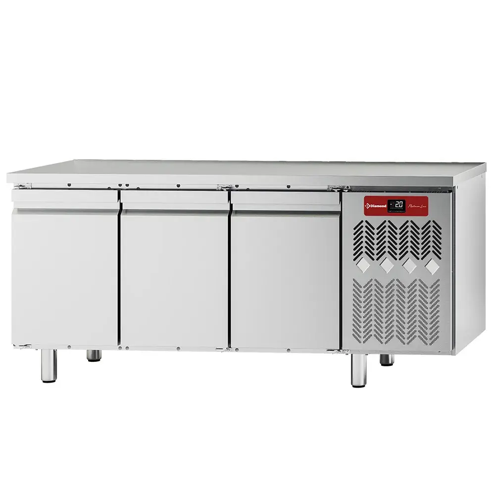Gekoelde tafel, geventileerd, 3 deuren GN 1/1 - Main Image