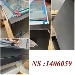 Gekoelde vitrinetoonbank met gebogen ruiten, met reserve - ZWART - Image 2