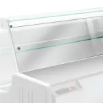 Gekoelde vitrinetoonbank, statisch, ladensysteem, zonder reserve - ZWART - Image 2
