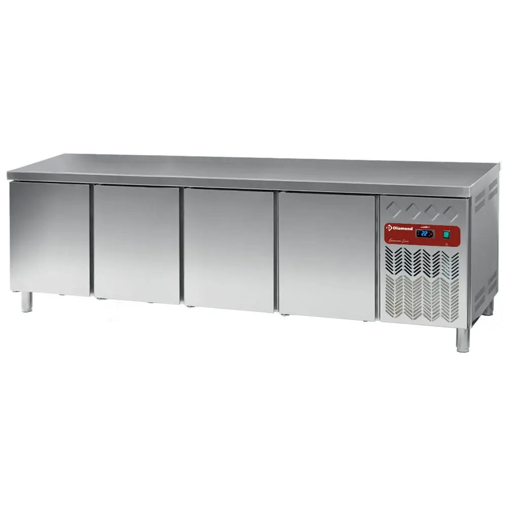 Gekoelde werktafel, geventileerd, 4 deuren EN 600x400 (760 L) - Main Image