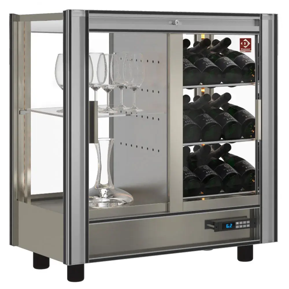 Gekoelde wijnvitrine Lt. 216 - Doorgeef - Moduleerbaar - Main Image
