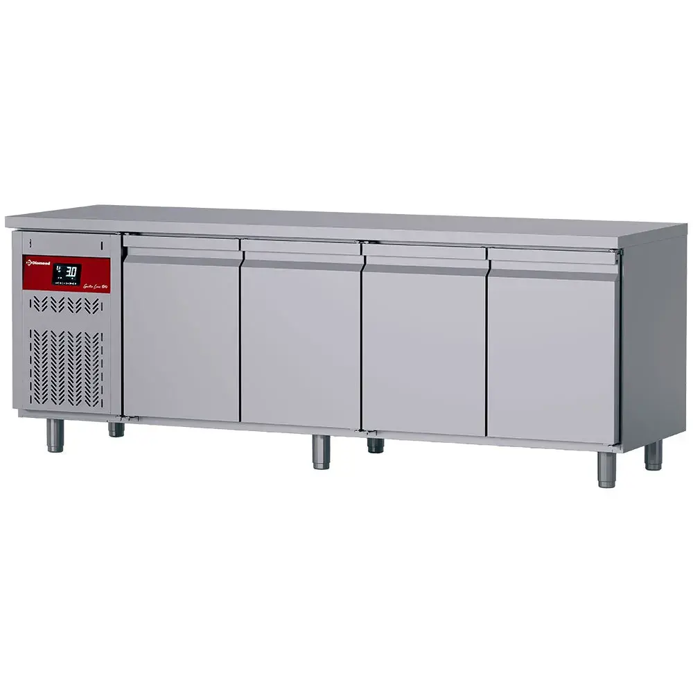 Geventileerde koeltafel, 4 deuren GN 1/1, 550 Lit. groep aan linkerkant - Main Image