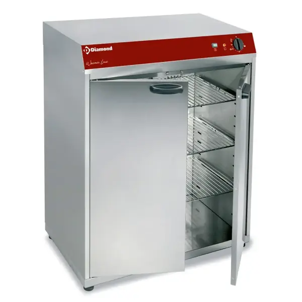 Geventileerde opwarm - of warmhoudkast, 2 draaideuren - Main Image