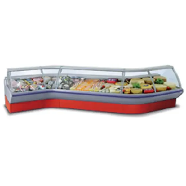 Geventileerde toonbank met reserve, met groep - Main Image