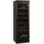 Geventileerde wijnkast vitrine, 380 liter, ZWART - Main Image