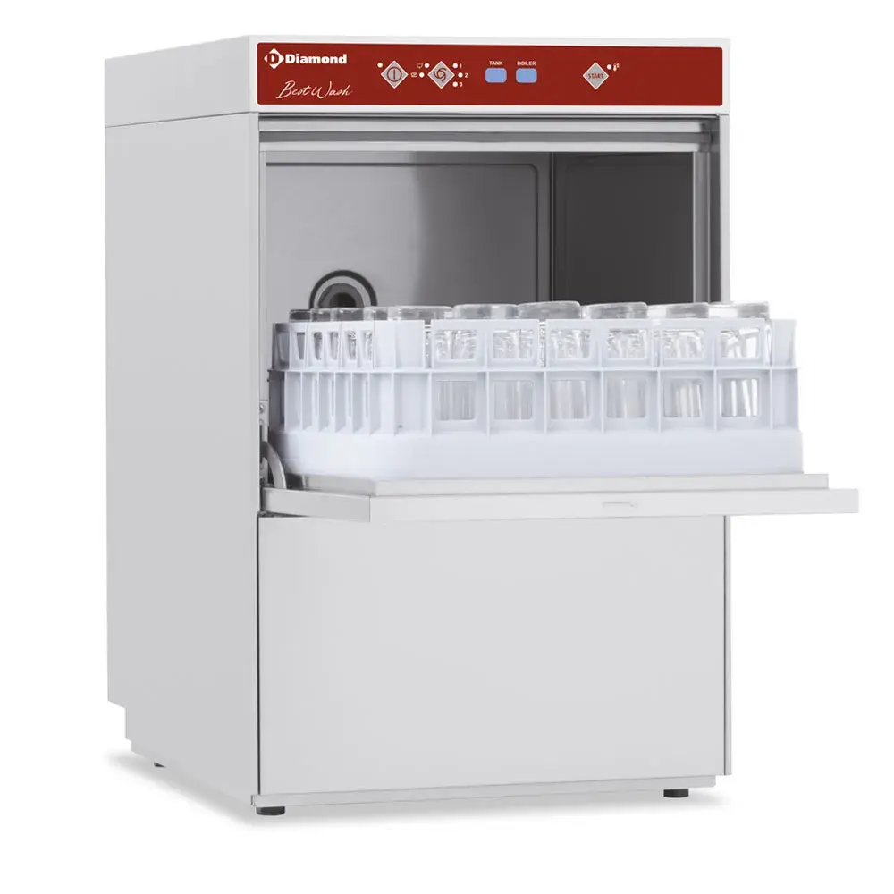 Glazenwasser, mand 400x400 mm " Full-Hygiène ", met doorlopende ontharder - Main Image