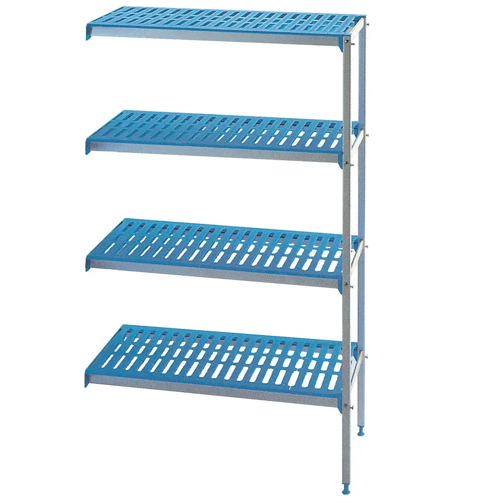 Hoekrek in geanodiseerd aluminium GN 4 niveau's "Modular Rack - Main Image