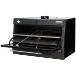 Houtskooloven-BBQ, GN 2/1 + GN1/1 (120 Kg/h)/Zwart - Main Image