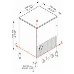 IJsblokjesmachine CUBO ICE 152 kg, met 65-kg voorraad – WATER - Image 5