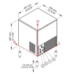 IJsblokjesmachine CUBO ICE 38 kg, met 16-kg voorraad – LUCHT - Image 5