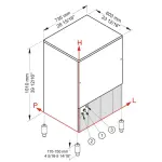 IJsblokjesmachine CUBO ICE 95 kg, met 55 kg, voorraad – LUCHT - Image 5